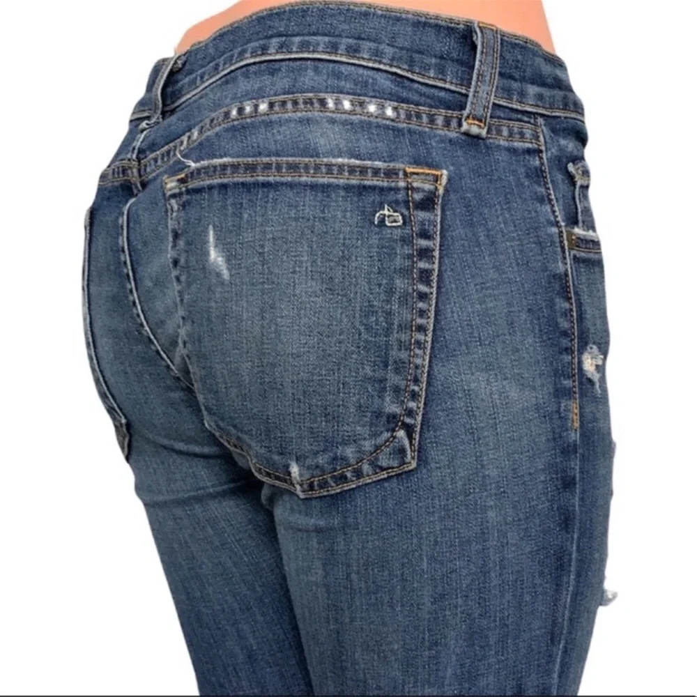 rag & bone distressed Dre jeans in Colvin | Sz 26 - Picture 3 of 9